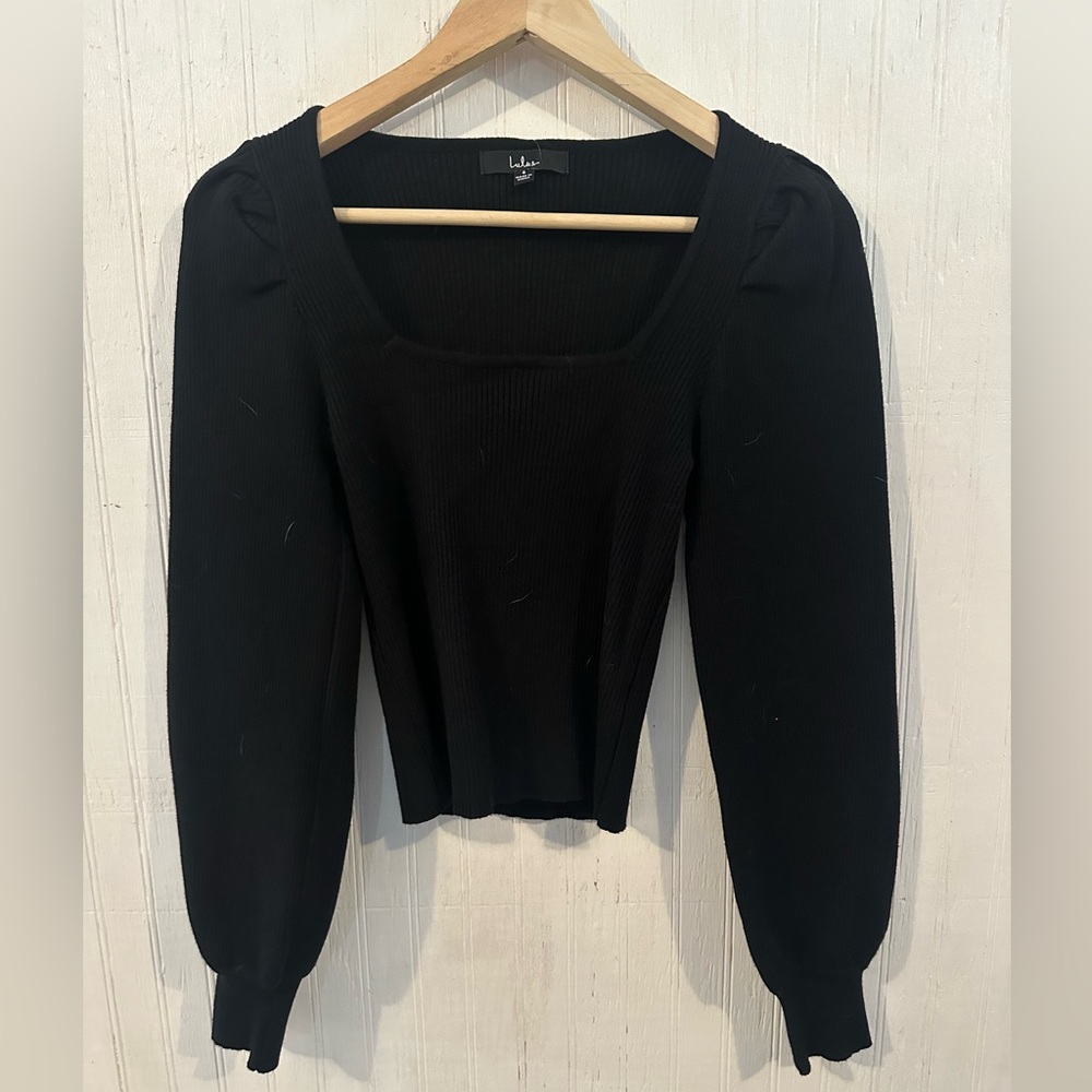 Lulus, Square Neck Sweater